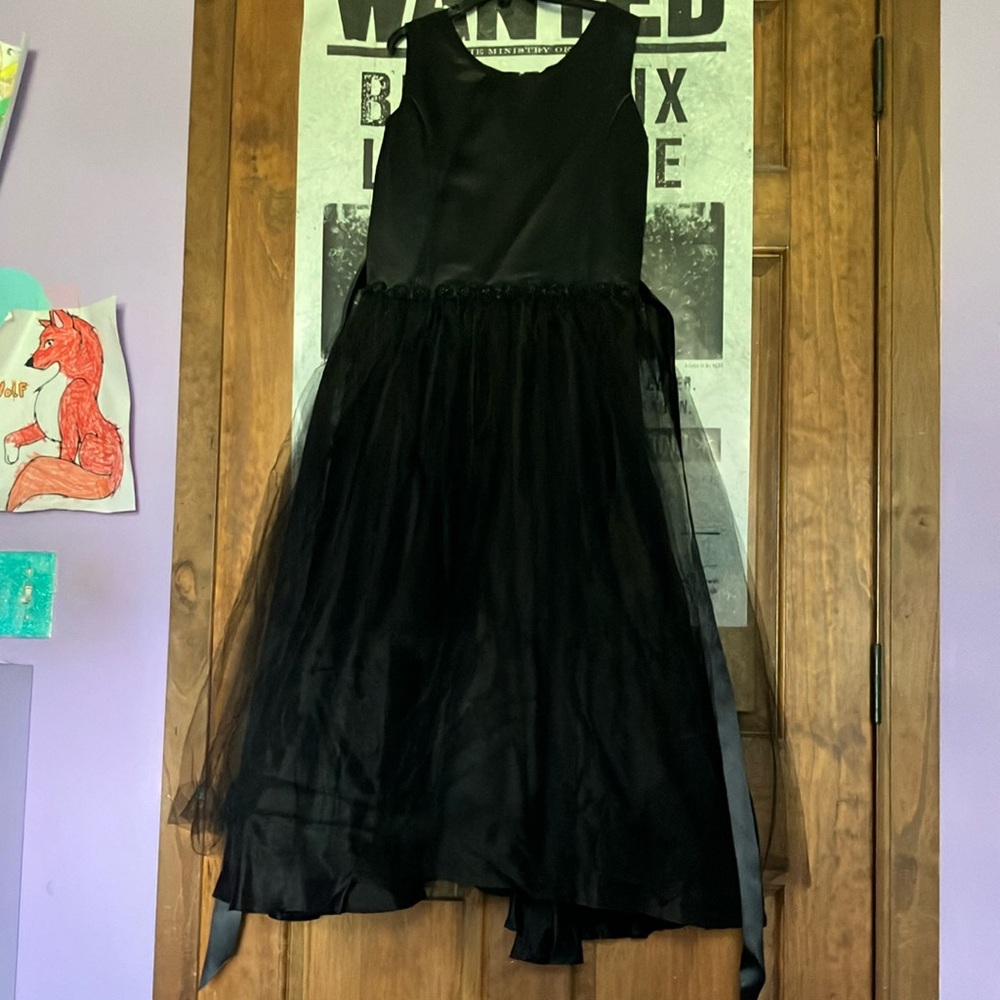 Elegant Black Kids Formal Dress